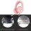 3.5mm gaming headset pink stereo wired with mic 3
