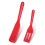 Silicone Spatula Set Brown Heat-Resistant Flexible 2 pcs 1