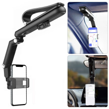 Car Phone Holder Sun Visor Clip 360 Adjustable