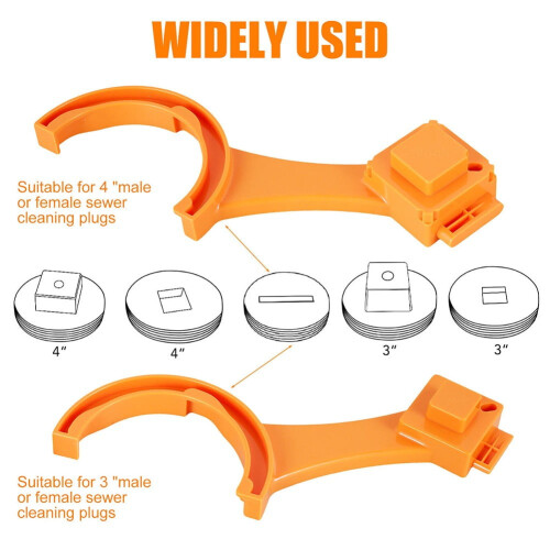 RV Sewer Fitting Wrench Set Plastic 2 pcs 2