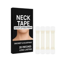 (1 box) 20pcs Lifting Neck Less Tape Strips Invisible Long-Lasting Neck Tape Tighter and Smoother Female Skin Car