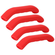 Bicycle Brake Lever Sleeves Universal Anti-Slip Red 2 Pairs