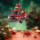 Christmas tree hanging ornaments with red berry 6 pcs 6