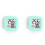 Mini digital thermometer hygrometer 2 pcs green 1