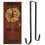 Double Side Wreath Hanger 14.96 Inch Black Metal 4