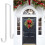 Double Side Wreath Hanger 14.96 Inch Black Metal 5
