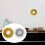 Round Wall-Mounted Mirror Sun Shape Silver 24 Inch 6