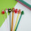 Silicone Straw Covers Christmas Theme 7pcs for 10mm Straws 6