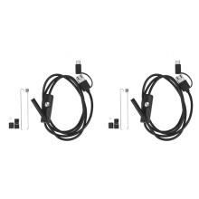 Borescope inspection camera with 6 LEDs IP67 waterproof