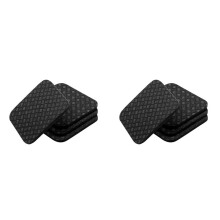 8PCS Double-Sided Non-Slip Exercise Bike Mat, Silicone Shockproof Mat for Exercise Bike, Treadmill, Walking Pad