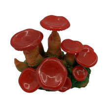 Mini Mushroom Terrarium Decor for Fish Tank Habitat