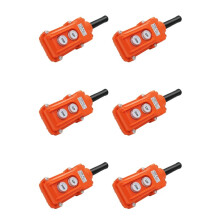 6X Rain Proof -Down Control Station Crane Pendant Hoist Push Button Momentary COB61--DOWN