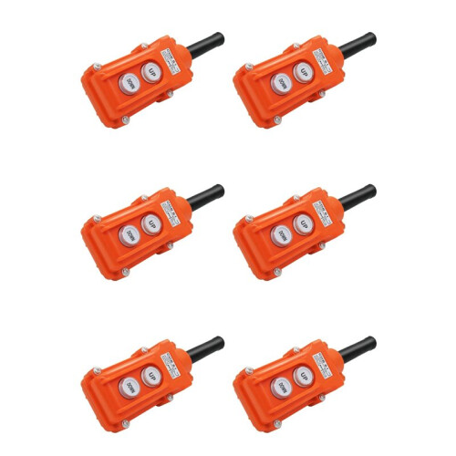 6X Rain Proof -Down  Control Station Crane Pendant Hoist Push Button  Momentary COB61--DOWN