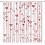 Valentine's Day Shower Curtain Red Heart Dot Pattern with 1