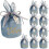 Bunny Ear Flannel Candy Gift Bags Blue 10 pcs 1