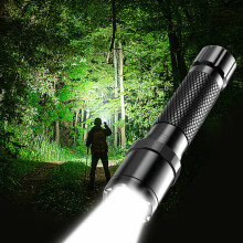 Rechargeable LED Flashlight 1000000 Lumens USB-C