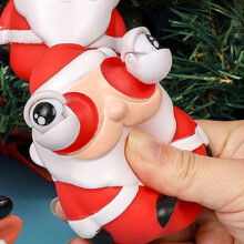 Santa Claus sensory squeeze toy for stress relief, 1 piece