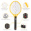 Rechargeable Bug Zapper Racket Indoor Outdoor Mosquito Fly 4