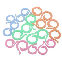 Crochet Locking Stitch Markers 20pcs Colorful