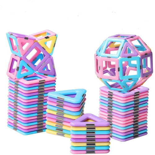 Magnetic Building Blocks Set 58 Pieces 1