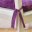 Square seat cushion with ties, solid color, thick non-slip 3