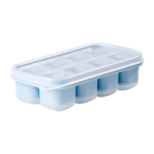 Ice Cube Mold Stackable Dustproof Easy-Clean 12-Cavity
