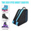 Breathable ski bag for kids with wheels, red 8
