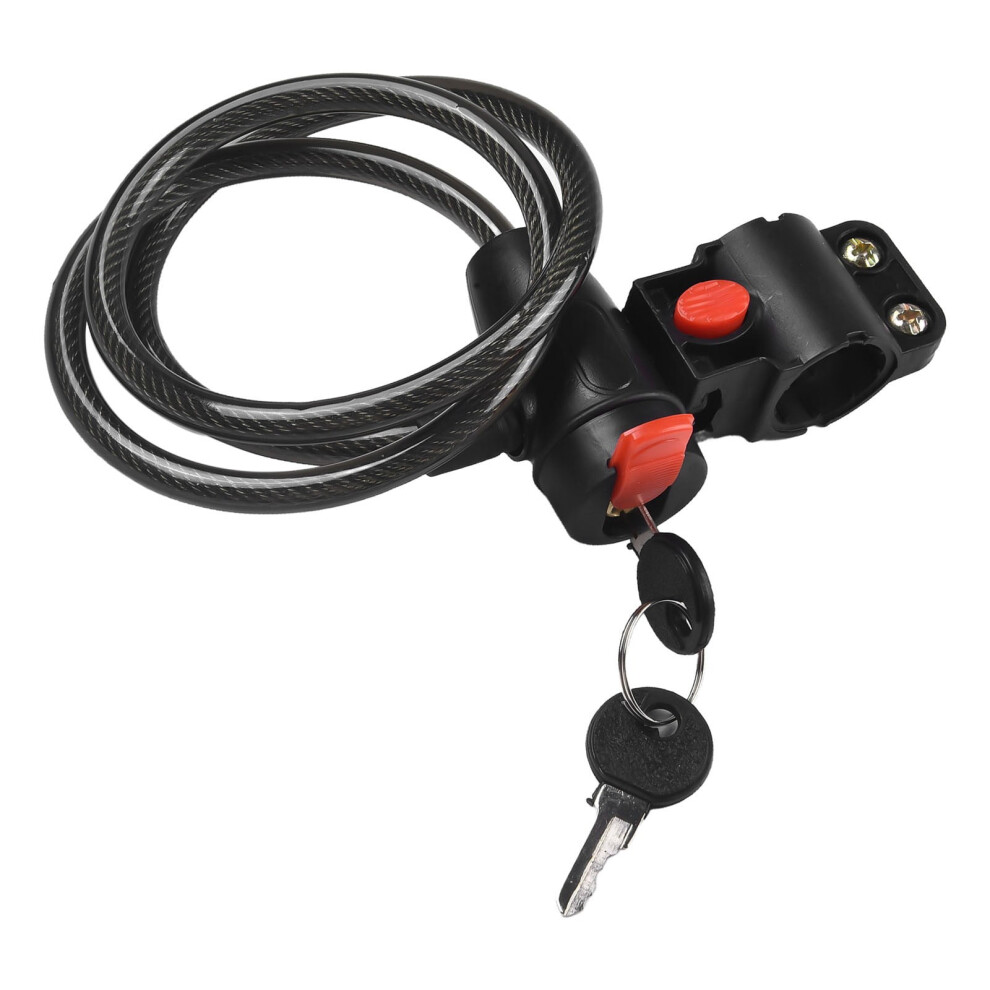 Bike Key Lock Chain Steel Cable Security Lock-image-OPC-PWH8TVH-NEW
