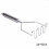 Stainless Steel Wave Potato Masher 1 Piece 5