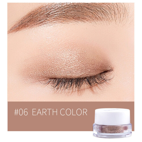 Pearlescent eyeshadow powder natural long-lasting 7-color 1