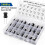 Electrolytic Capacitor Electrolytic Capacitors Kit 24Value Range 2.2uH-100mH Capacitors Assortment 240pcs Kit 1