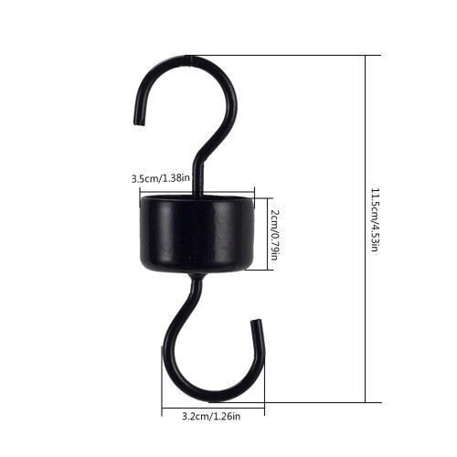 Hummingbird feeder hanger metal S-type 2-pack 1