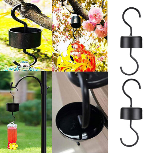 Hummingbird feeder hanger metal S-type 2-pack 2
