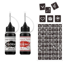 StoBays temporary tattoo kit 2 colors