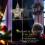 Outdoor Christmas Star Light Warm White LED Lantern Silver 3
