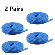 Flat shoelaces for athletic sneakers and boots 2 pair