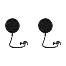 2X High Quality Microphone Filter Metal Filter Shield Windscreen Filter