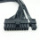 WIQUOKETT ATX PSU Adapter Cable 24-pin 5