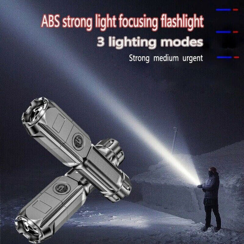 Rechargeable High-Lumen LED Flashlight 2-Pack 2