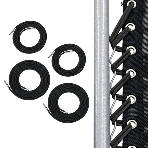 Willstar elastic bungee rope recliner laces 4 pcs black