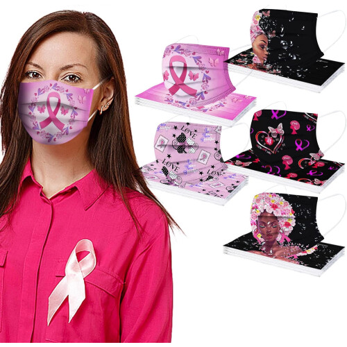 Floral Face Masks 3-Ply Disposable 50 Pack