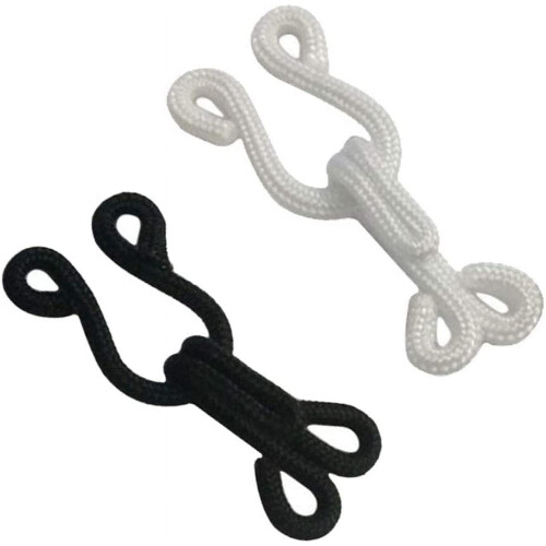 Sewing Hooks and Eyes Covered Set 40 Pairs