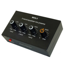 Microphone Preamplifier with Frequency Adjustment