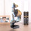 Abstract Statue Silence is Gold Resin Figurine Silver 2