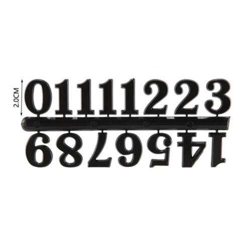 Roman numeral clock numbers for wall clock replacement