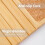 Bamboo Sofa Arm Tray with Cork Pad and Cup Holder 4
