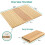 Bamboo Sofa Arm Tray with Cork Pad and Cup Holder 3