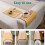 Bamboo Sofa Arm Tray with Cork Pad and Cup Holder 6