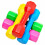 Plastic Dumbbell Bone Toy Set for Kids 2 pcs 3