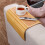 Bamboo Sofa Arm Tray with Cork Pad and Cup Holder 7